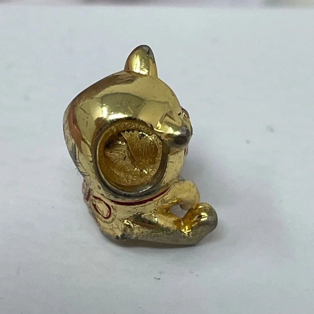 Pandora Shine Lucky Cat Maneki-neko Charm 18k Gold Plated 925 Silver 767900EN09
